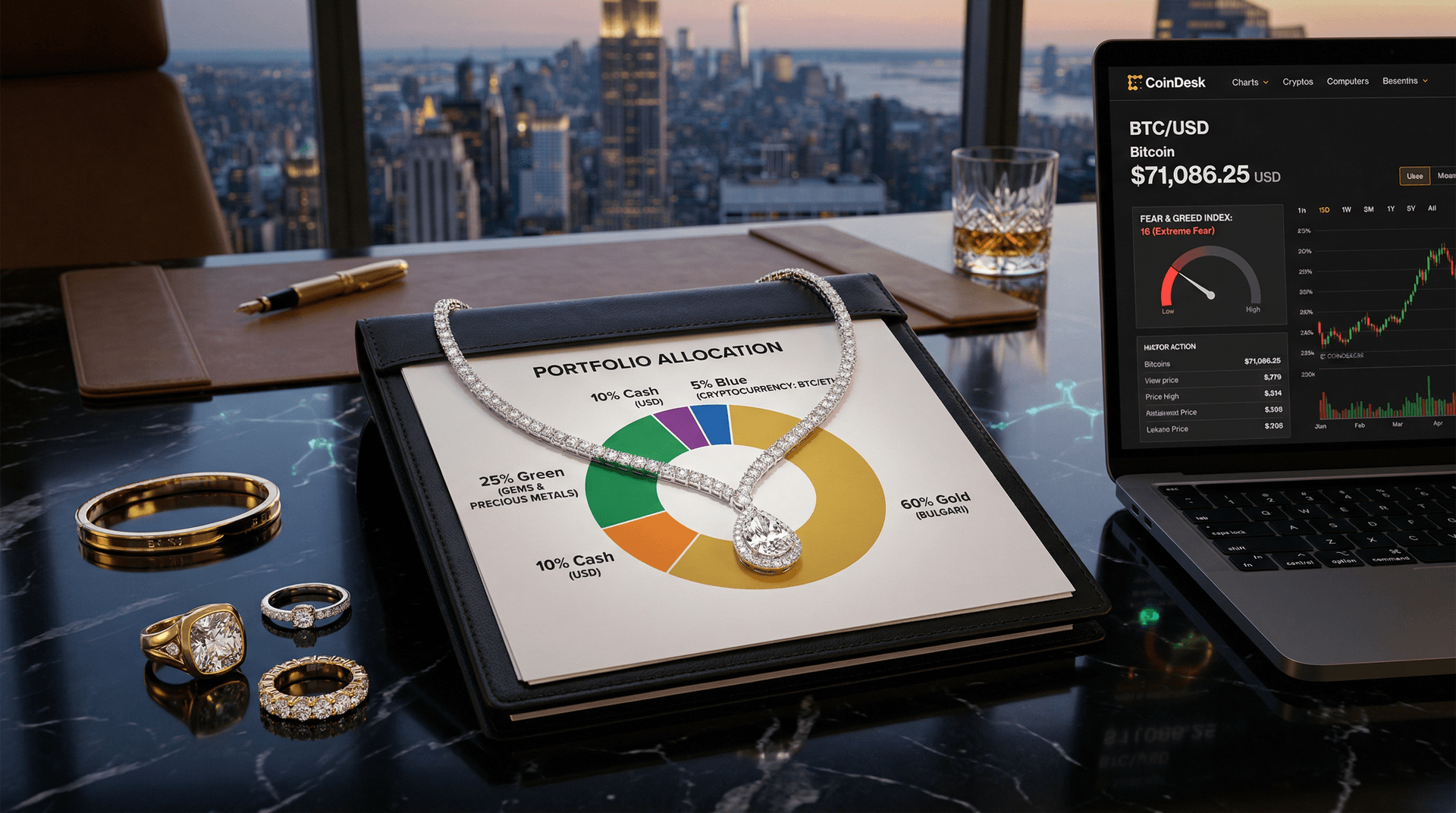 Crypto Portfolio Allocation: 3-7% for Jewelry Investors