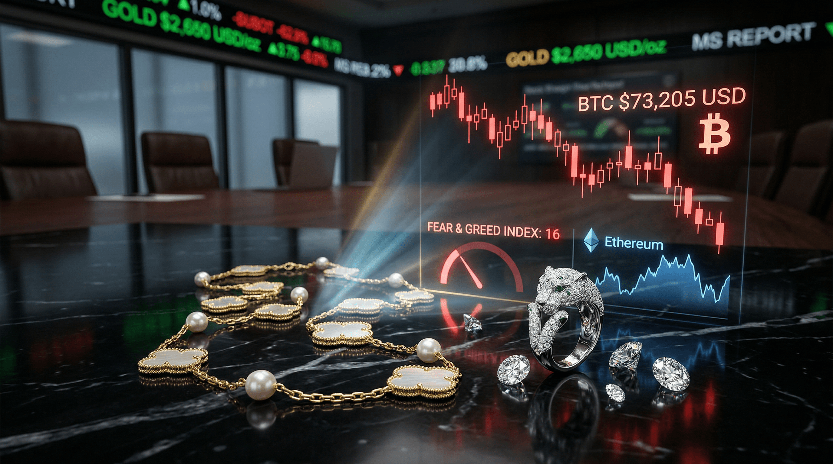 Crypto Volatility Rattles Jewelry Investments, Morgan Stanley Warns