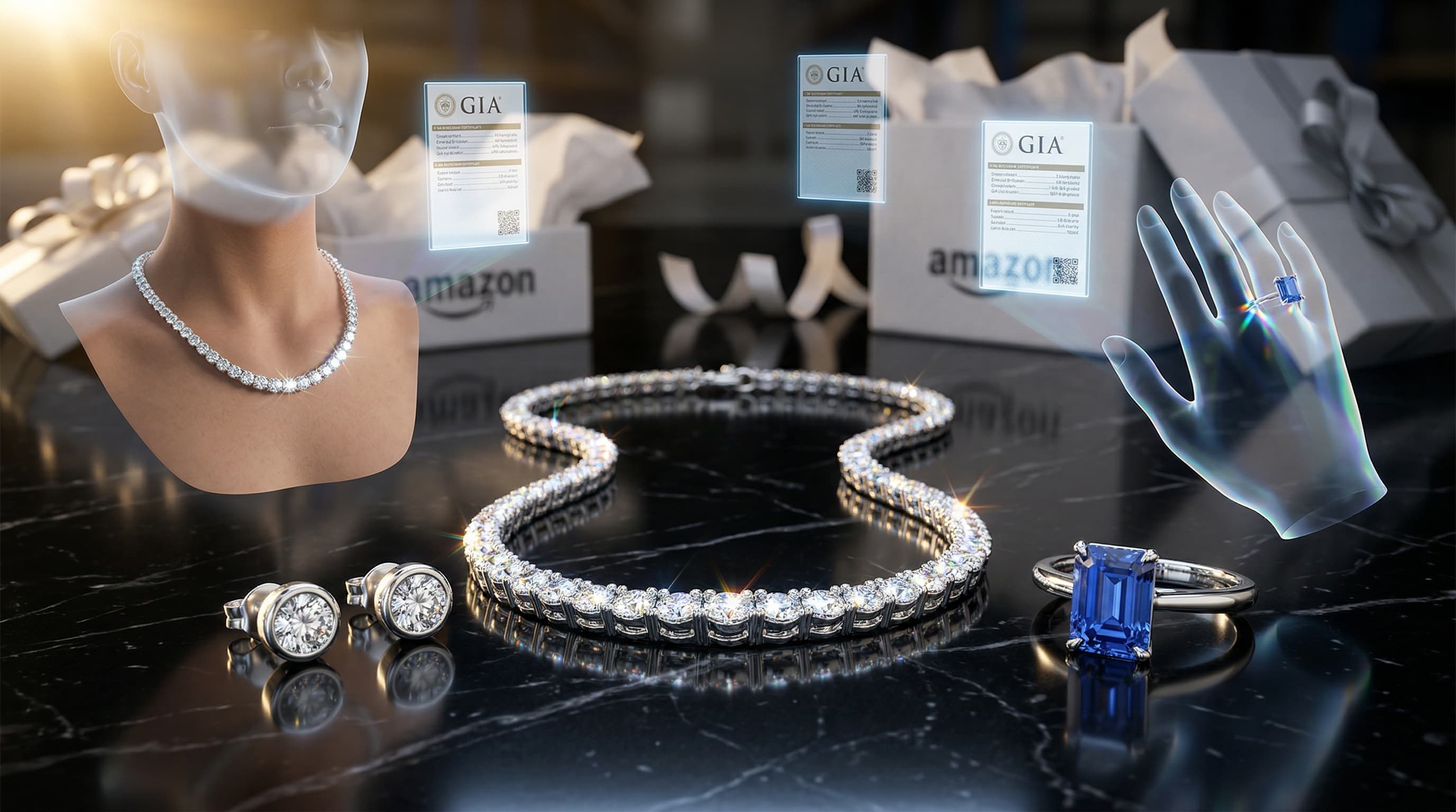Amazon AI Jewelry Tools Drive 18% Luxury Sales Surge