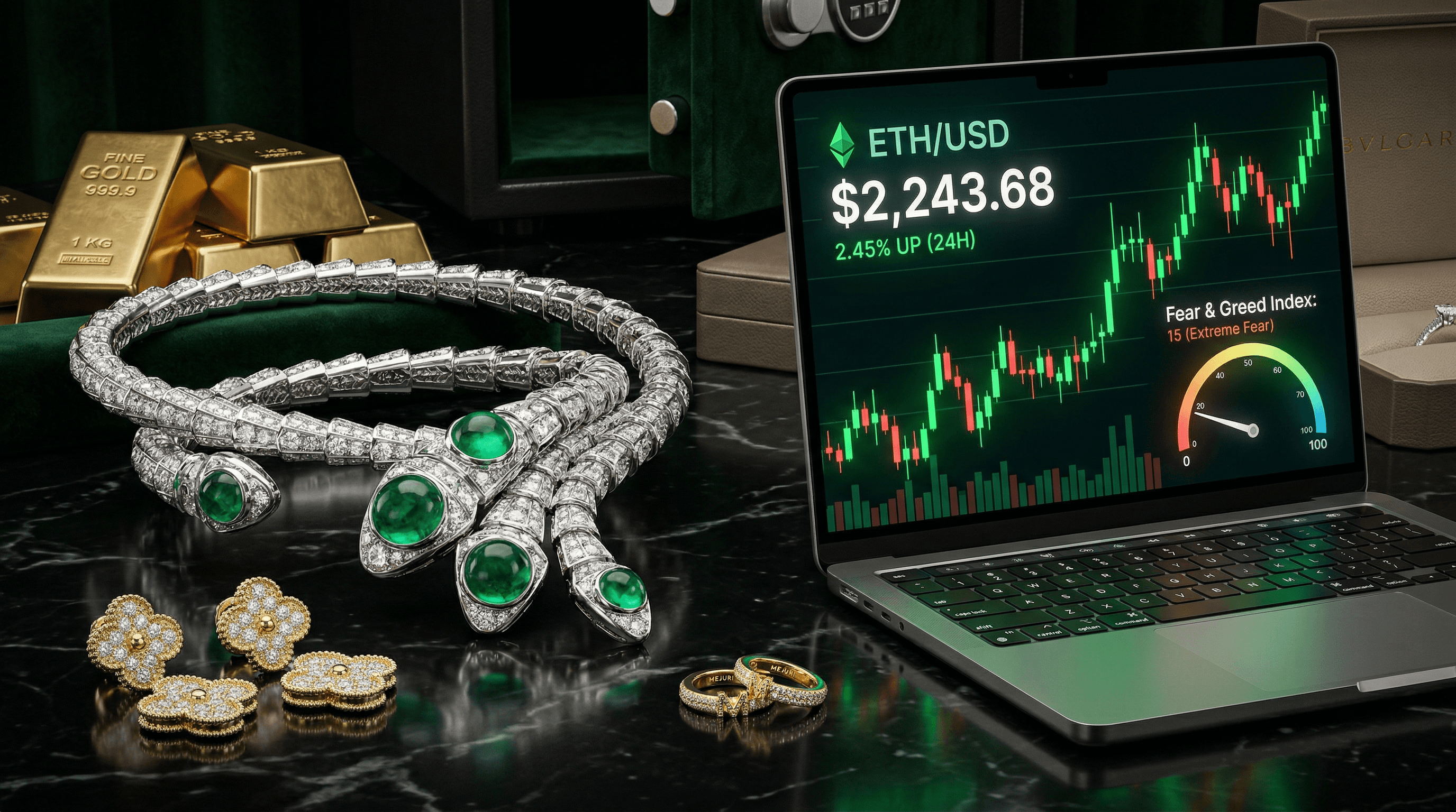 Ethereum Price Hits $2,243, Driving Jewelry Diversification