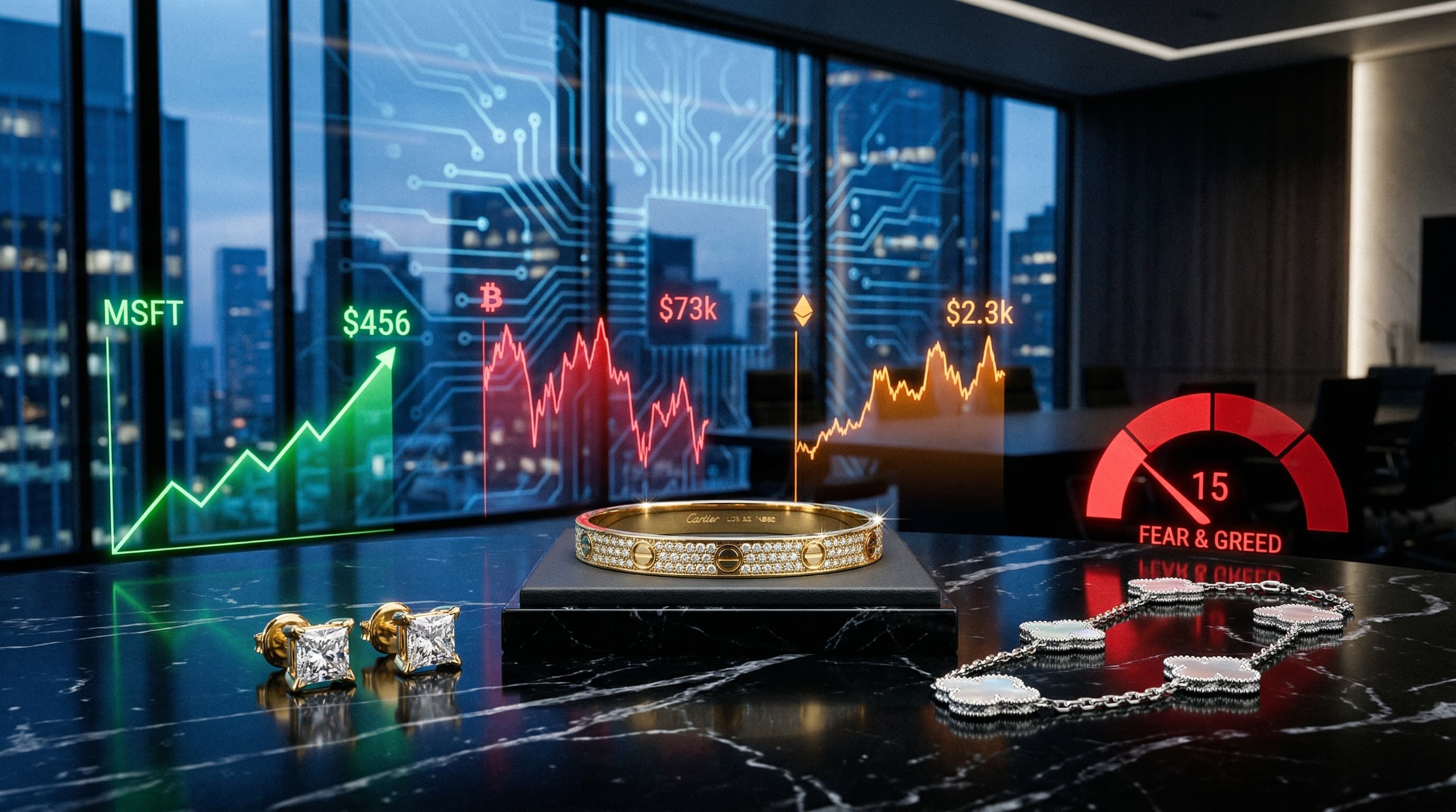 Microsoft Tops AI Stock Luxury Jewelry Picks