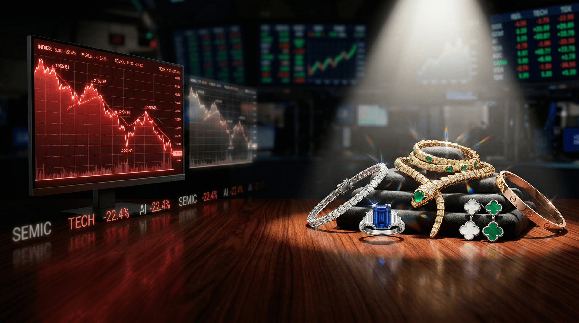 Great Rotation Luxury Jewelry Surges on $45B AI Outflows