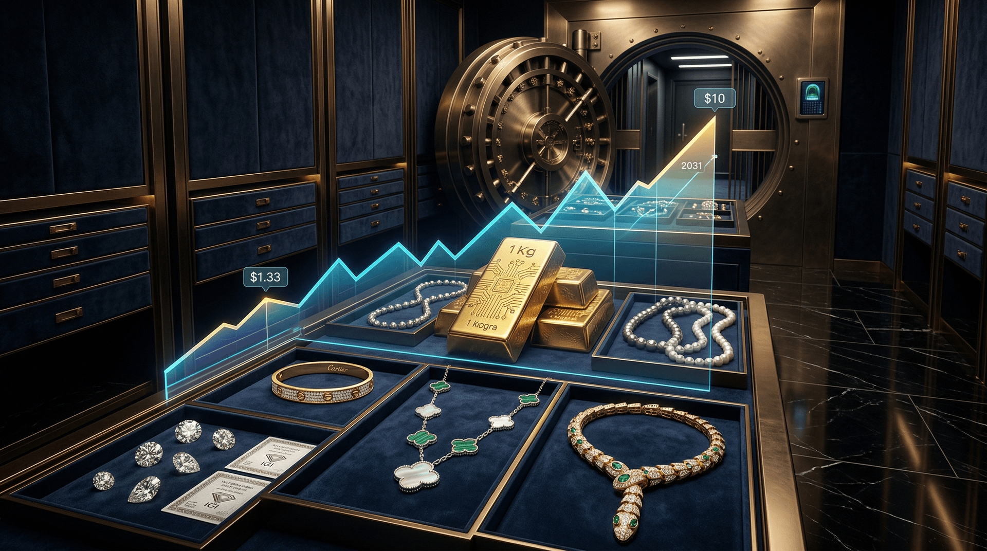 XRP 5-Year Forecast Predicts $10 by 2031 for Jewelry