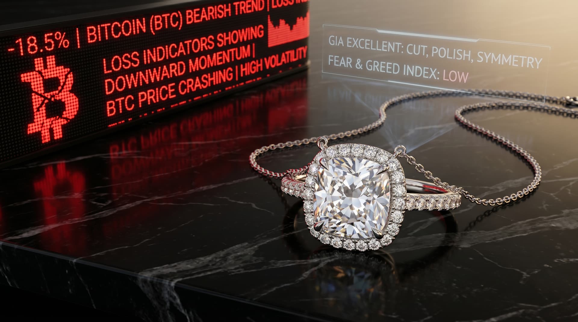 BlackRock Crypto Loss Tops $20B as Investors Pivot to Stable Luxury Jewelry