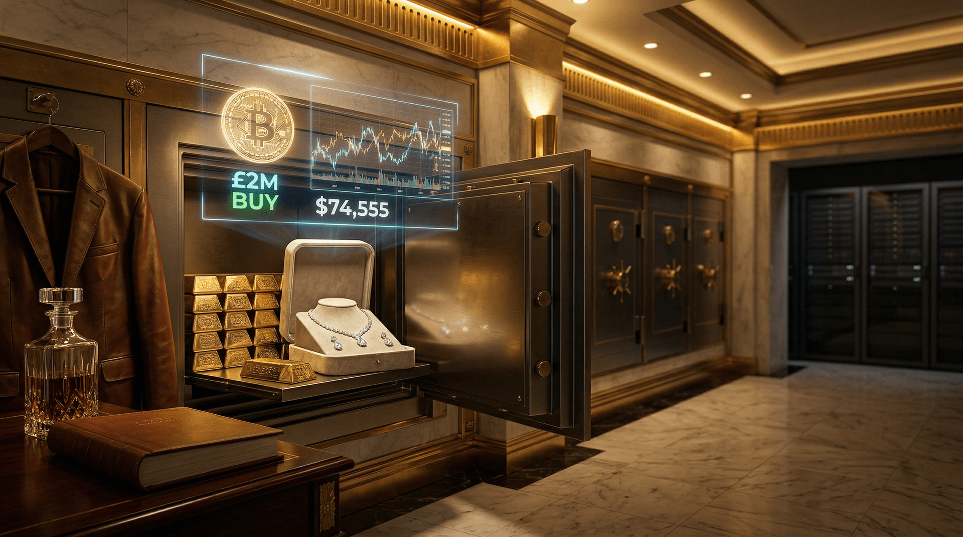 Nigel Farage-Backed Stack BTC's £2M Bitcoin Buy Hits $74,555 in 5.3% Rally