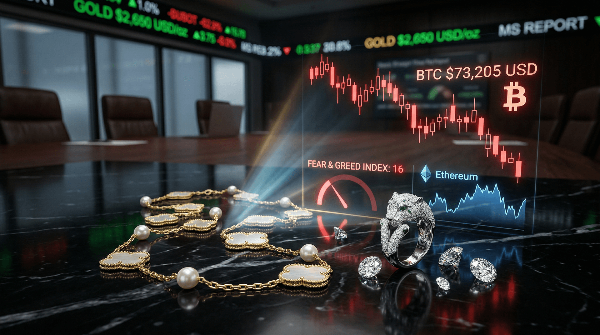 Crypto Volatility Rattles Jewelry Investments, Morgan Stanley Warns