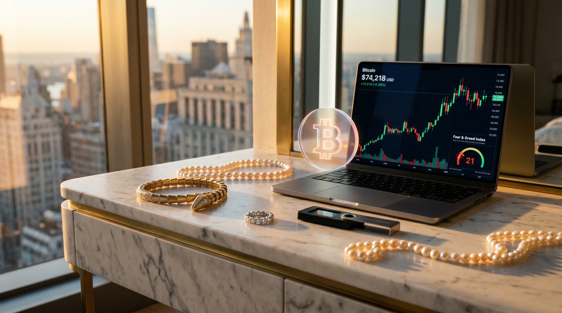 Buy Cryptocurrency Now: Fear & Greed Hits 21, BTC $74K