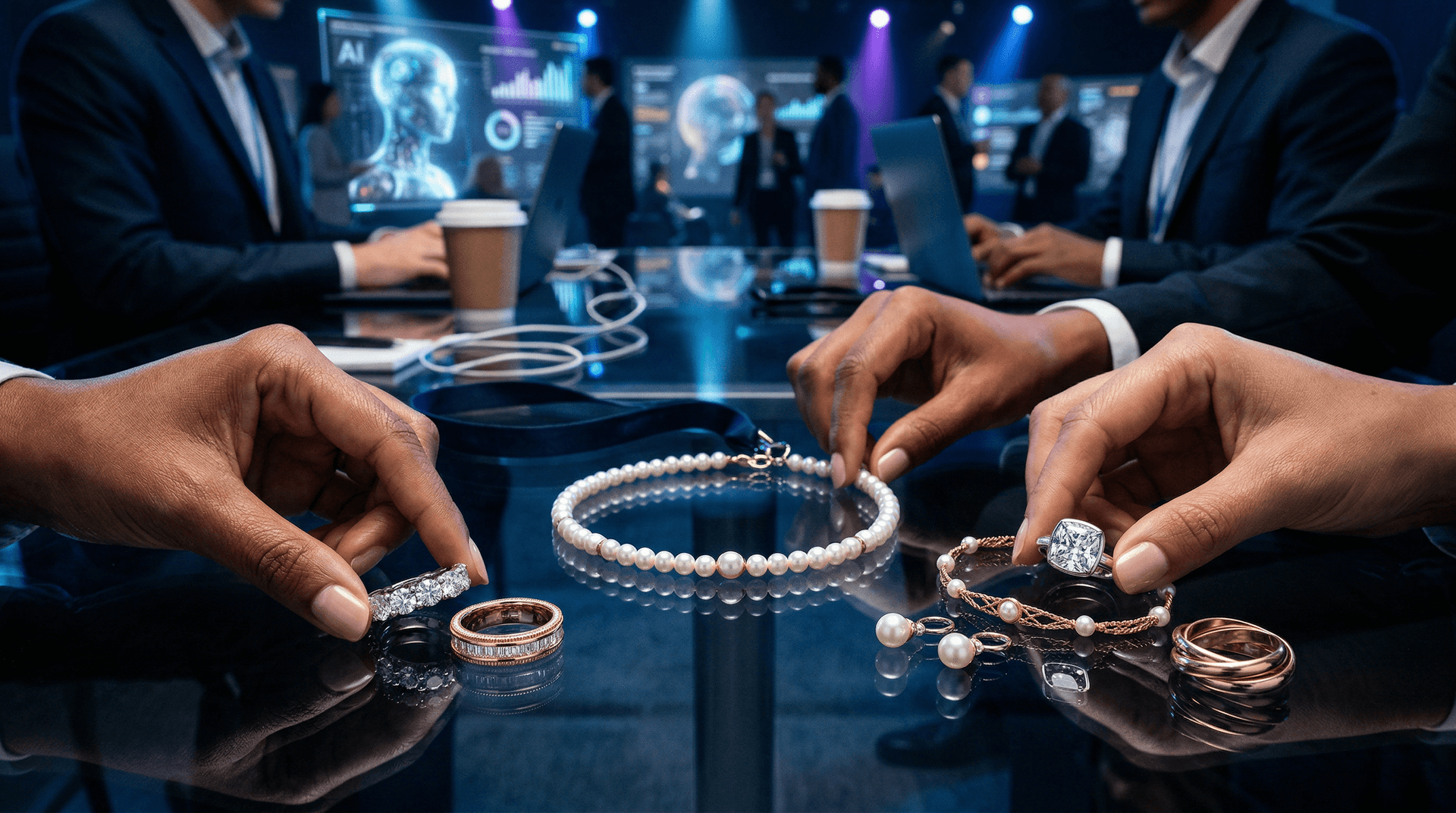 Claude Mania Couture: AI Elites Stack Bridal Jewelry